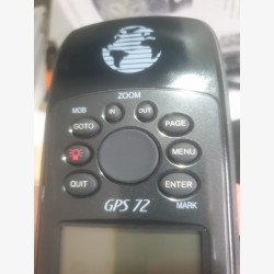 Used Garmin GPS 72 portable marine with pouch and adjustable support