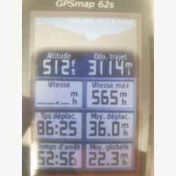 GPSMAP 62s from Garmin with a complete topo map of France