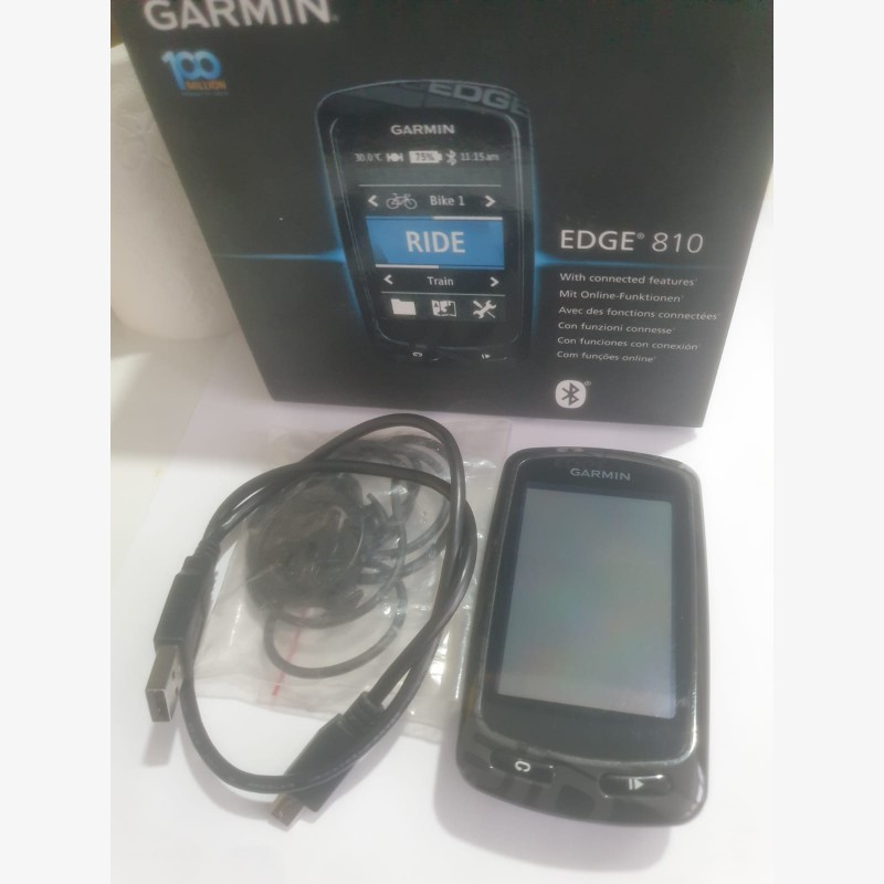 Explorez avec l'Edge 810 : GPS Cycliste Garmin d'Occasion en Excellent État