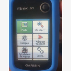 Garmin Etrex 30 GPS with Topographic Map France and Accessories