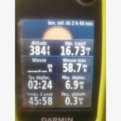 Etrex 30 GPS Garmin avec la carte France topo installé