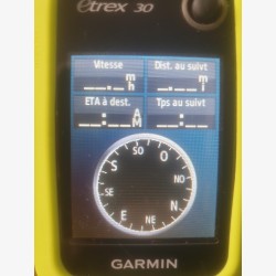 Etrex 30 GPS Garmin avec la carte France topo installé