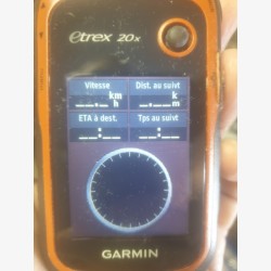 Used Garmin GPS Etrex 20x in its box with accessories