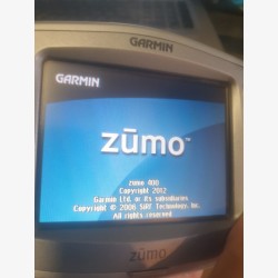 Zumo 400 Garmin GPS for Motorcycle, in excellent condition with accessories
