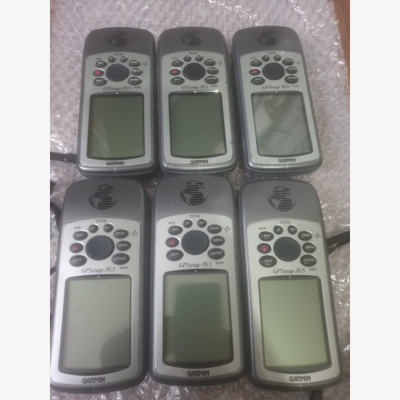 Lot of 6x GPSMAP 76s: Garmin portable GPS in very good condition