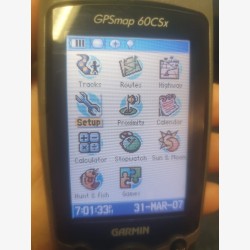 GPSMAP 60csx, GPS Garmin en très bon état avec boite