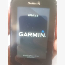 Used Garmin Edge 1000 bike computer with accessories