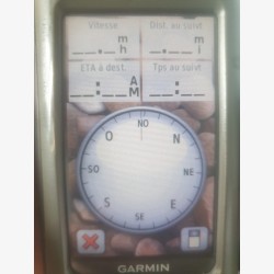 Used Garmin GPS Oregon 550 with Topo France 2024 map