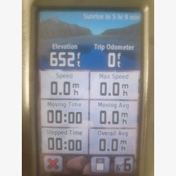 Oregon 550t Garmin GPS for hiking with France 2024 map