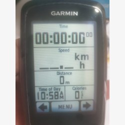 Garmin GPS Edge 800 for bicycle, used device with accessories