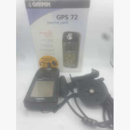 GPS 72 Garmin en Bon État, dans sa boite avec câble et  support rotatif à fixation