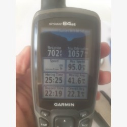 Used GARMIN GPSMAP 64ST with France map and wrist strap