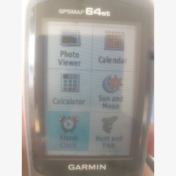 Used GARMIN GPSMAP 64ST with France map and wrist strap