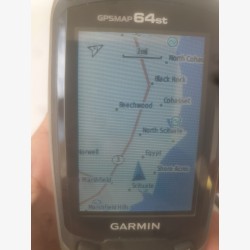 Used GARMIN GPSMAP 64ST with France map and wrist strap