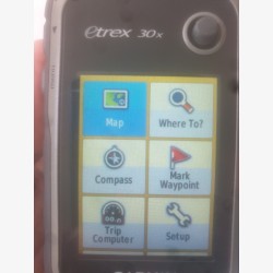 Used Etrex 30x with France map and accessories