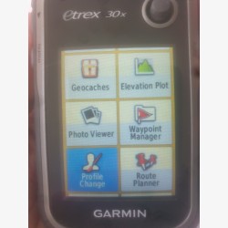 Used Etrex 30x with France map and accessories