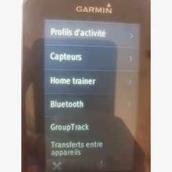 GARMIN Edge 1000 with several accessories