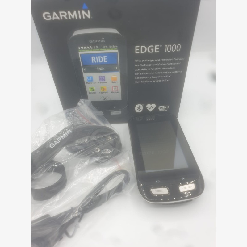 GARMIN Edge 1000 with several accessories