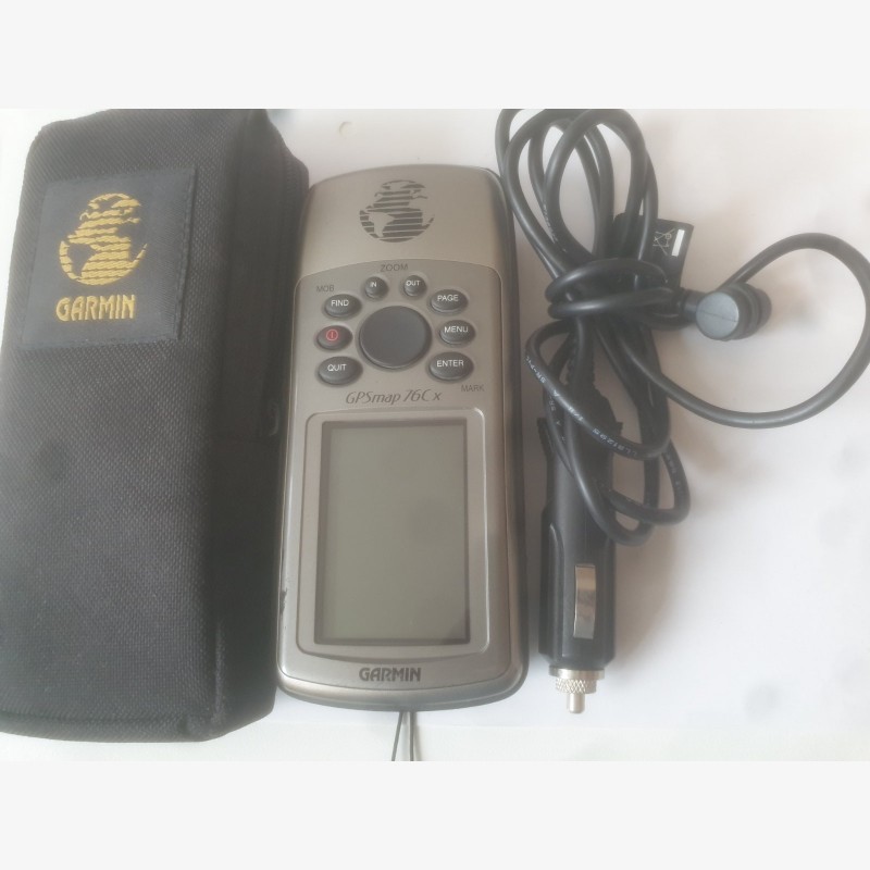 GARMIN GPSMAP 76CX with accessories