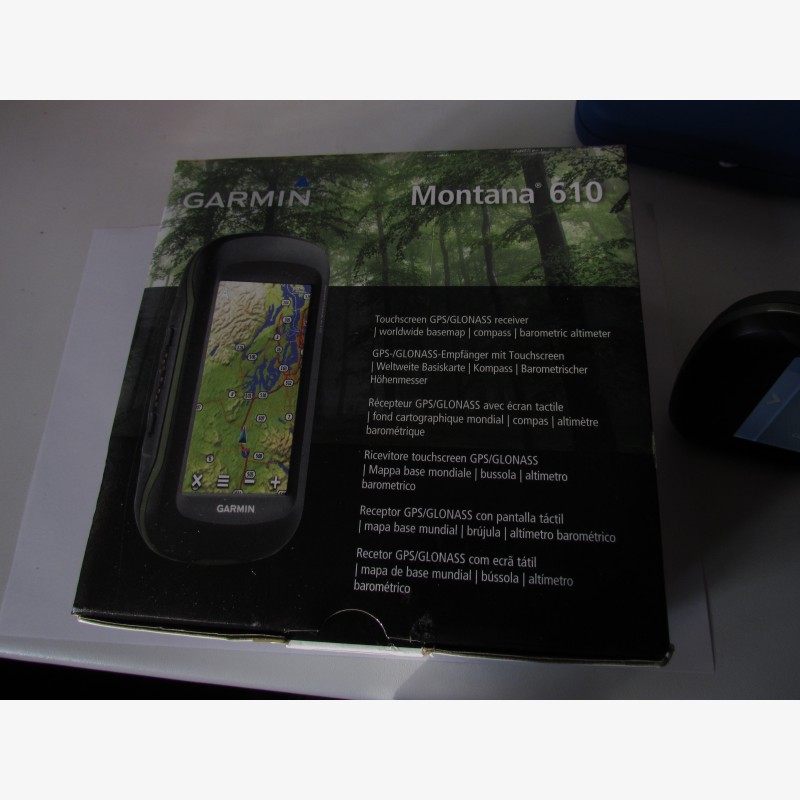 Used GARMIN Montana 610 in its box