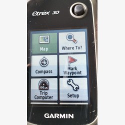 eTrex 30 avec une carte topo de France 2025