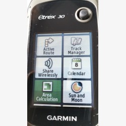 eTrex 30 avec une carte topo de France 2025