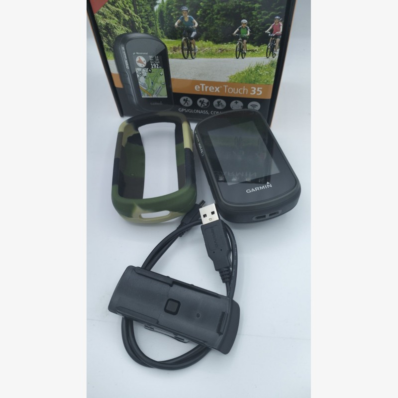 Etrex Touch 35 dans sa boîte avec pochette et accessoires