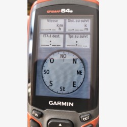 Garmin GPSMAP 64S with USB cable and accessories