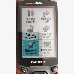 GPSMAP 64S with pouch and accessories