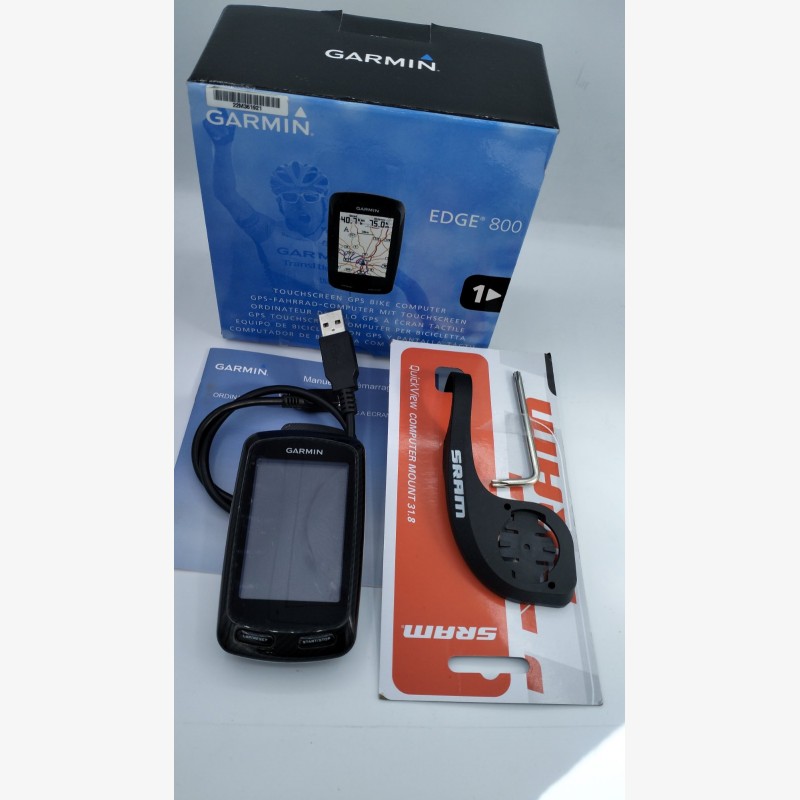 Edge 800 avec un support déporté et une carte