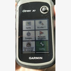 Etrex 30 avec carte et accessoires