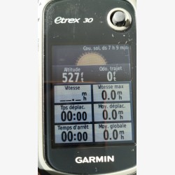 Etrex 30 avec carte et accessoires