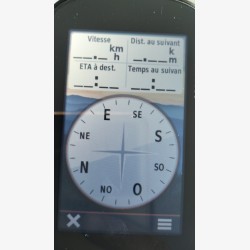 Oregon 650T with French topo card