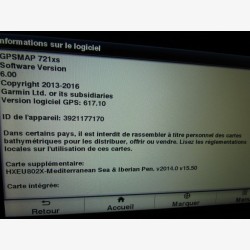 GPSMAP 721xs en très bon état