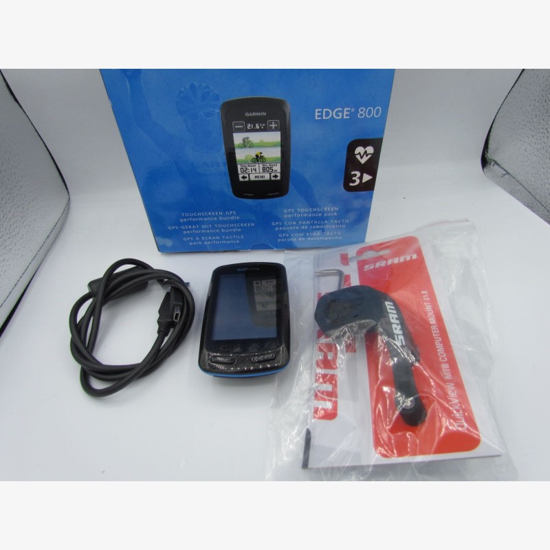 Garmin Edge 800 in fair condition with accessories