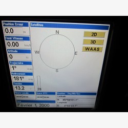 Lowrance LMS-337c fishfinder chartplotter in good condition