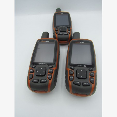 Lot of 3 Garmin GPSMAP 64s outdoor GPS in very good condition