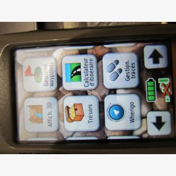 GPS Portable Tactile Garmin Oregon 200 en très bon état+ Cartes Topo Pro V4+ Pochette