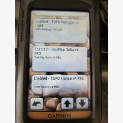 GPS Portable Tactile Garmin Oregon 200 en très bon état+ Cartes Topo Pro V4+ Pochette
