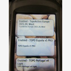 GPS Portable Tactile Garmin Oregon 200 en très bon état+ Cartes Topo Pro V4+ Pochette