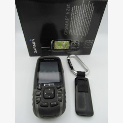 Garmin GPSMAP 62st + Carte Topo 2026 — Boîte d'origine & Dragonne