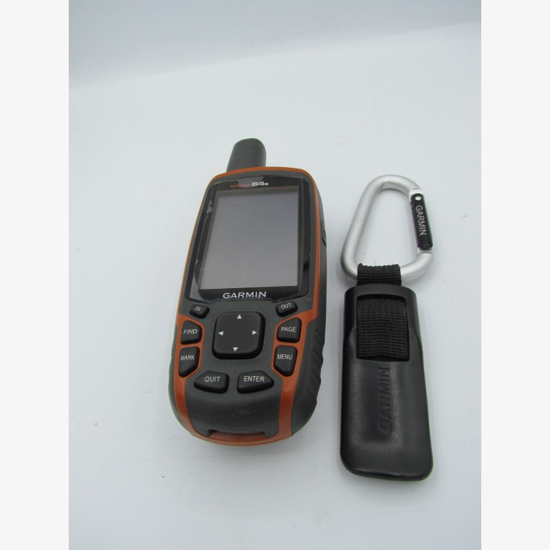Garmin GPSMAP 64s very good condition + Carabiner Clip