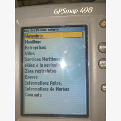 Garmin GPSMAP 498 - Marine GPS - boat equipment