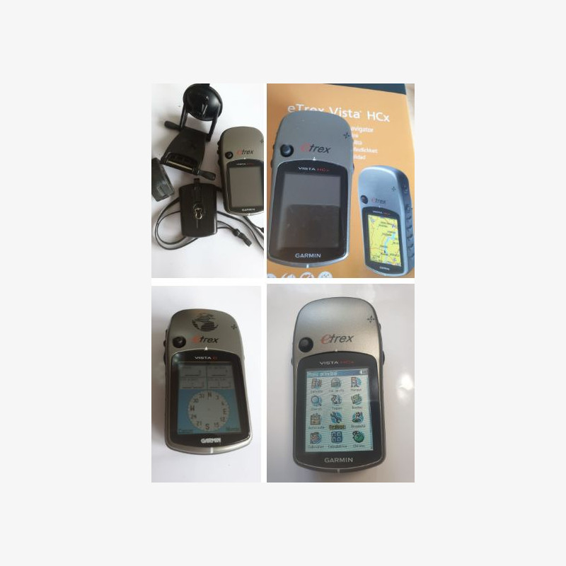 Lot of 4x Etrex Vista GPS (3x Vista HCX and 1x Vista C) - Used GPS