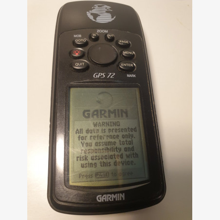 Garmin GPS 72 Portable Marine - Used Device