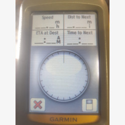 Garmin Dakota 10 color touch GPS - Used device